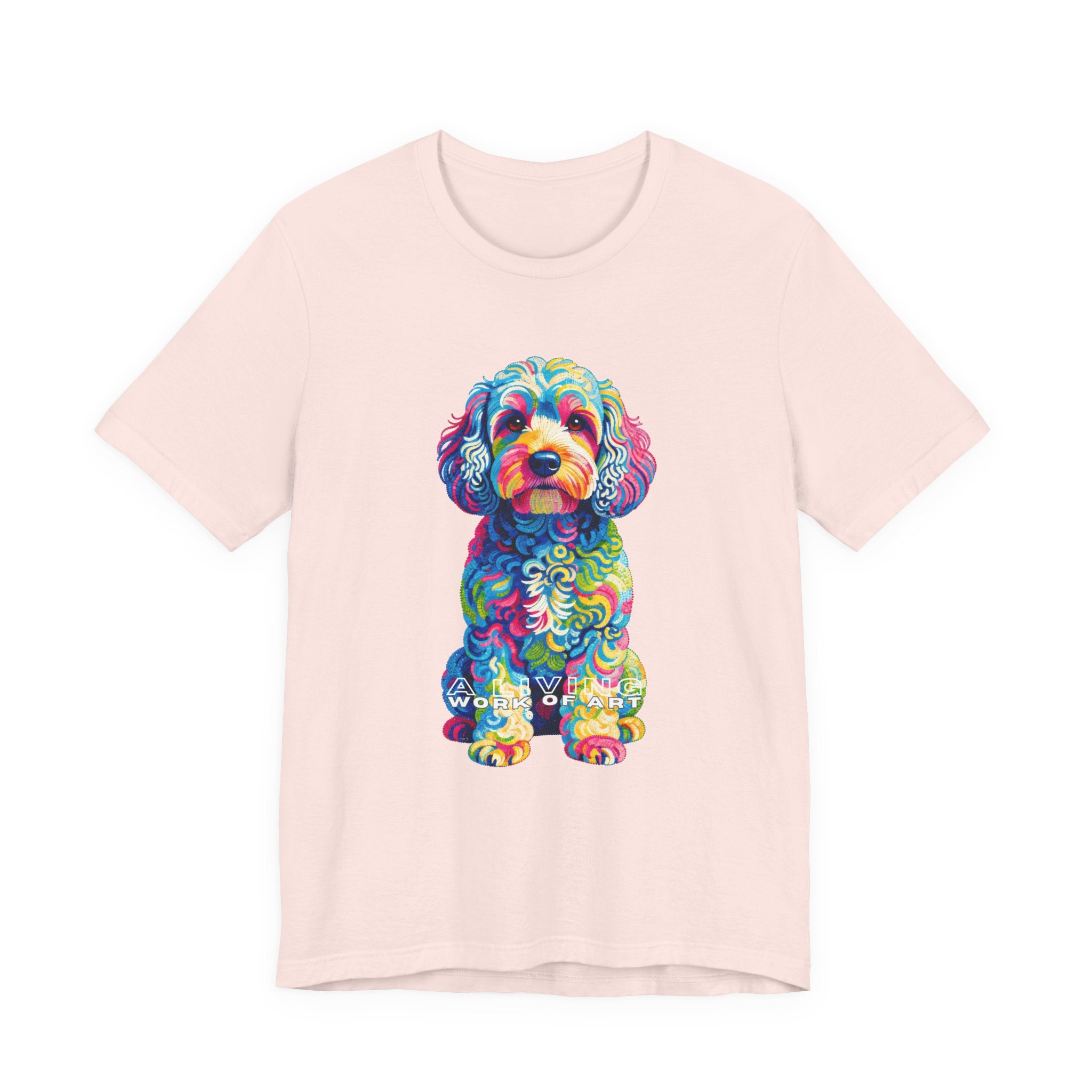Cockapoo T Shirt | Living Work of Art Collection | Pointillism Style