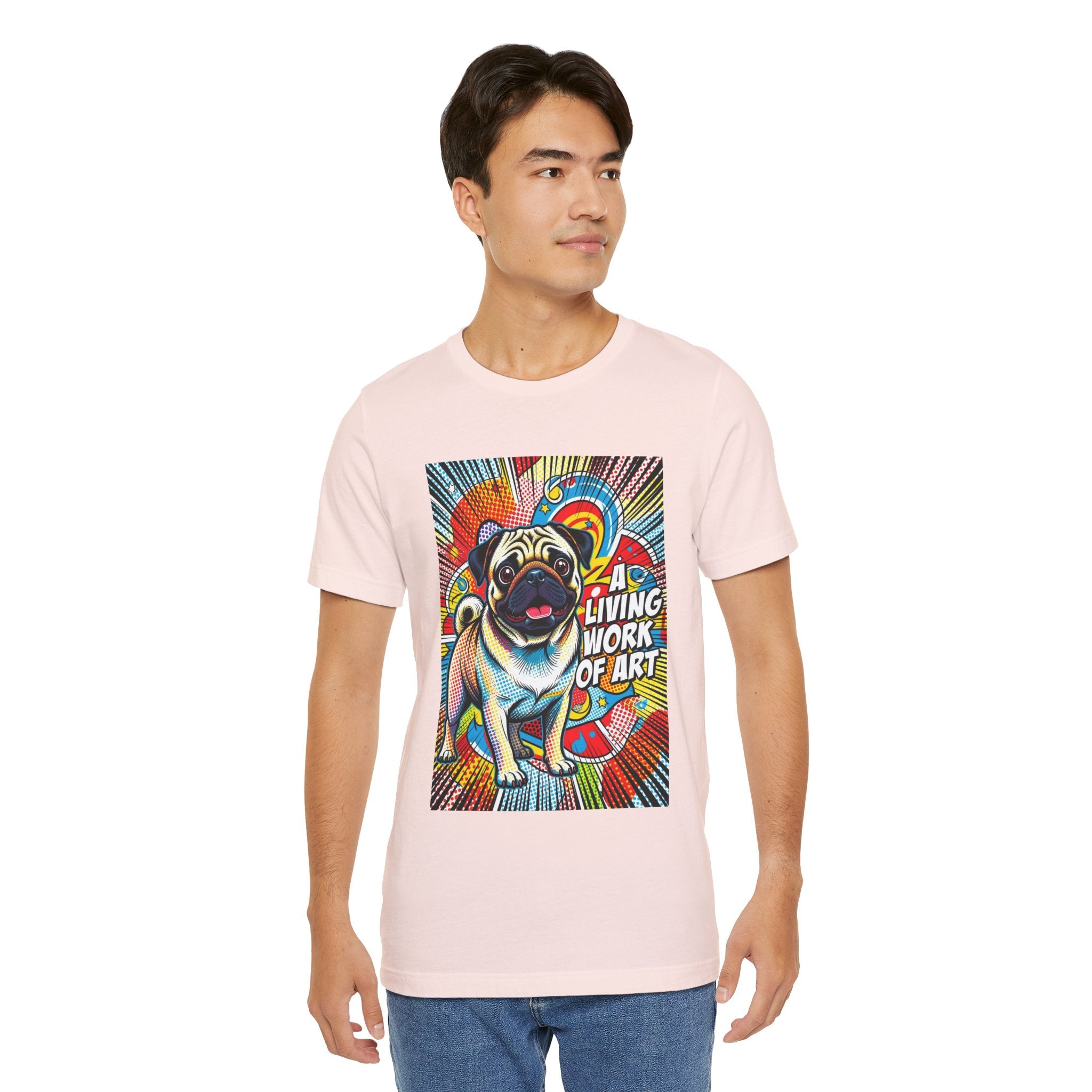 Pug T Shirt | Living Work of Art Collection | Pop Art