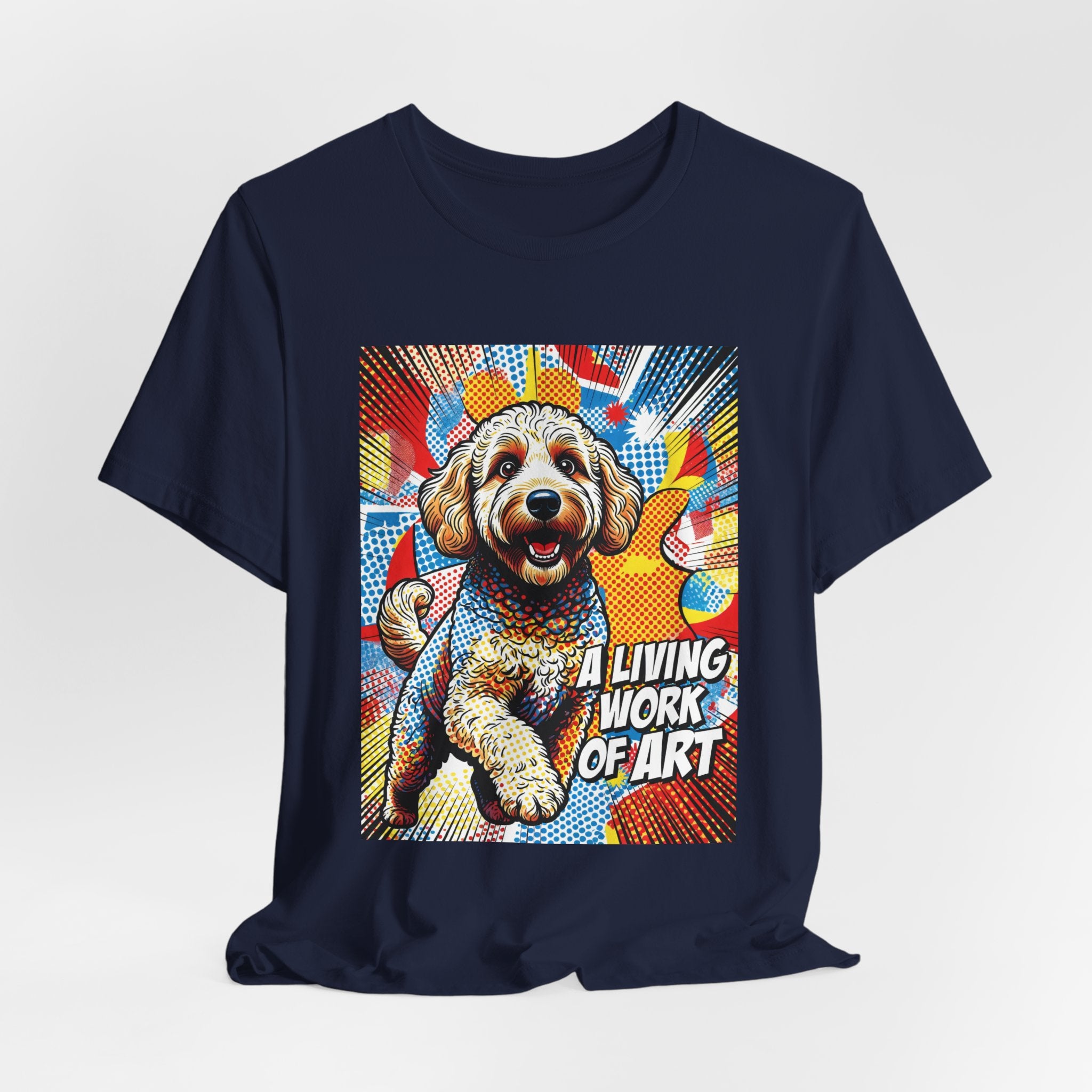 Goldendoodle T Shirt | Living Work of Art Collection | Pop Art