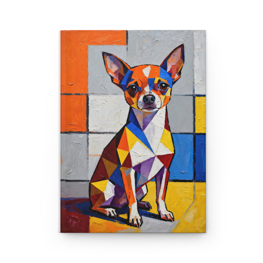 Chihuahua Notebook | Living Work of Art Collection | Cubist Style
