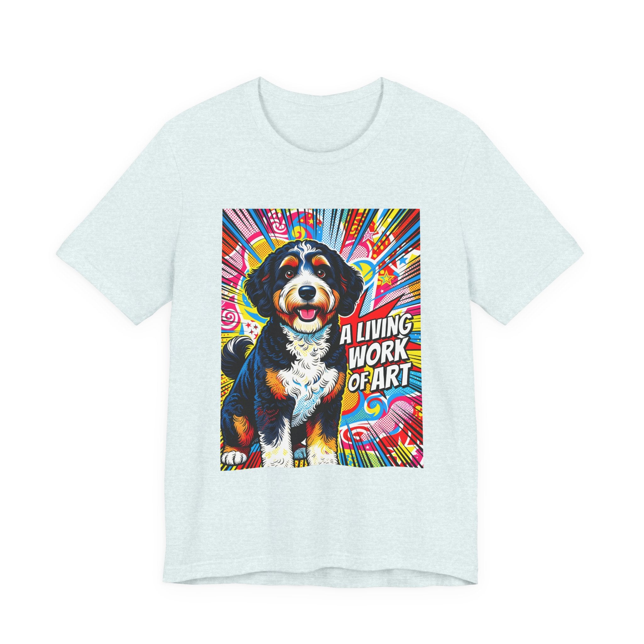 Bernedoodle T Shirt | Living Work of Art Collection | Pop Art