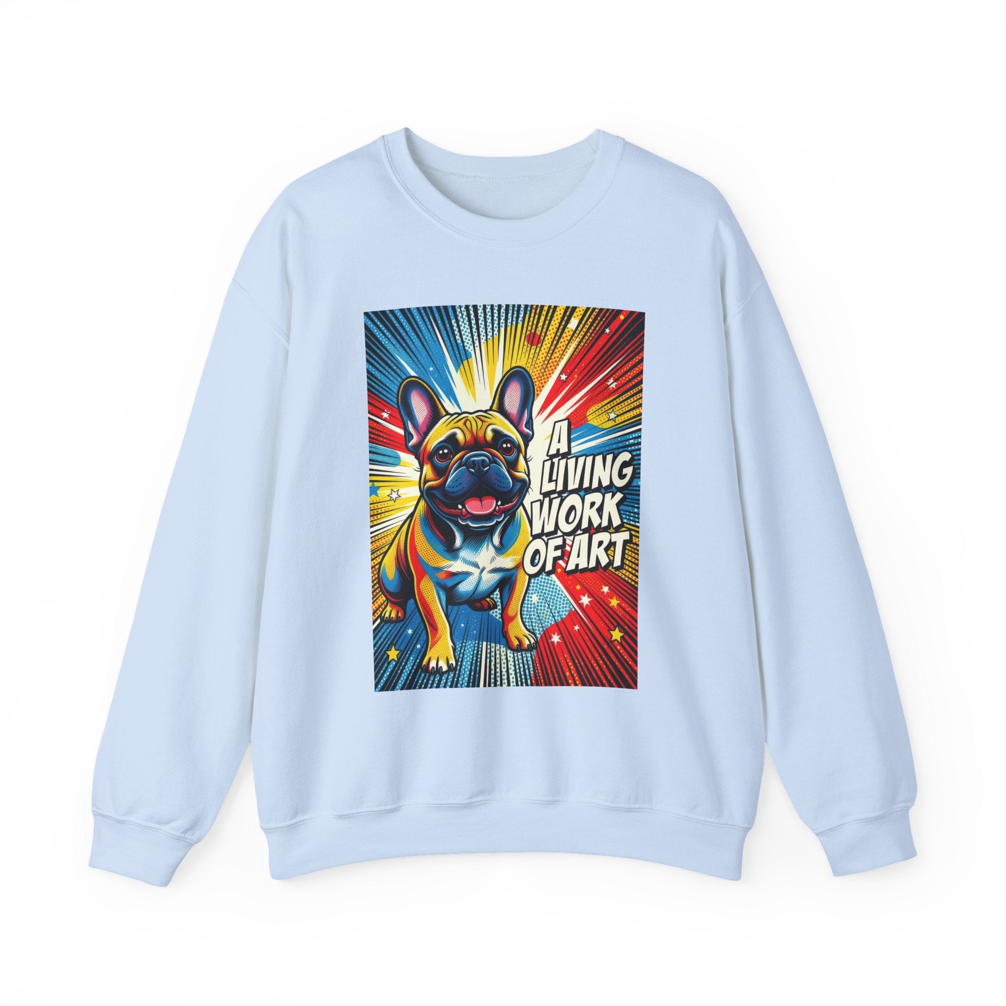 French Bulldog Sweatshirt | Living Work of Art Collection | Pop Art