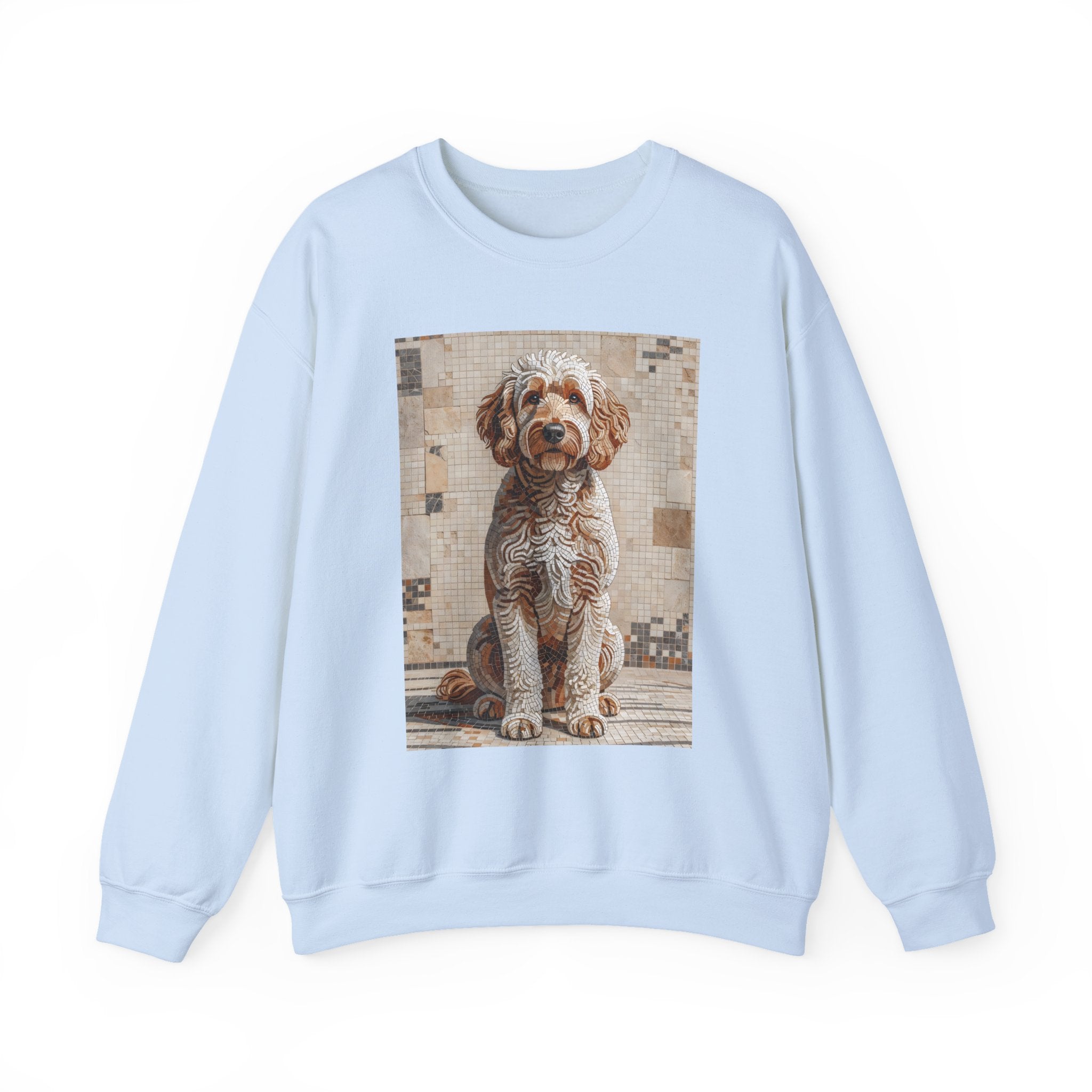 Goldendoodle Sweatshirt | Living Work of Art Collection | Mosaic Style